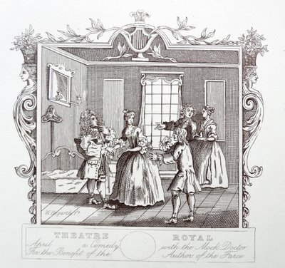 Theatre Royal; Drury kaista; Lontoo tekijältä William Hogarth