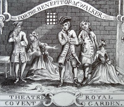 Lippu teatteriin tekijältä William Hogarth