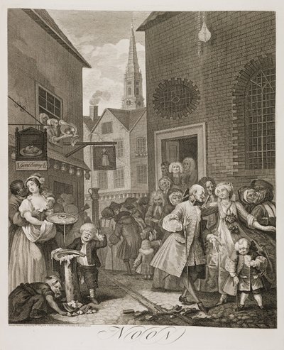 fi: Four Times of the Day: . tekijältä William Hogarth