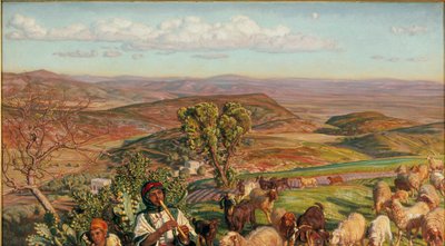 Esdraelonin tasango Nasaretin yläpuolelta, 1876 tekijältä William Holman Hunt