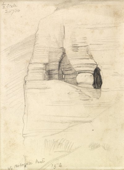 Kivet Wady Zuarassa, Kuolleella merellä, 1854 tekijältä William Holman Hunt