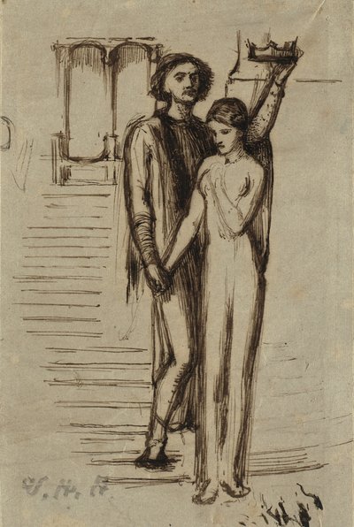 "Kerjäläinen piika" tekijältä William Holman Hunt
