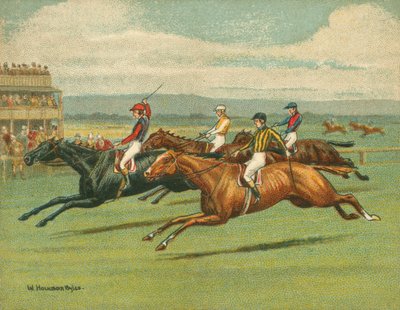 Historialliset ja modernit kilpailut, tasainen kilpa, hevonen tekijältä William Hounsom Byles
