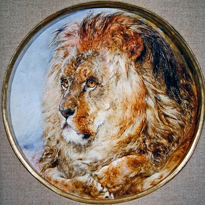 Leijonan muotokuva tekijältä William Huggins