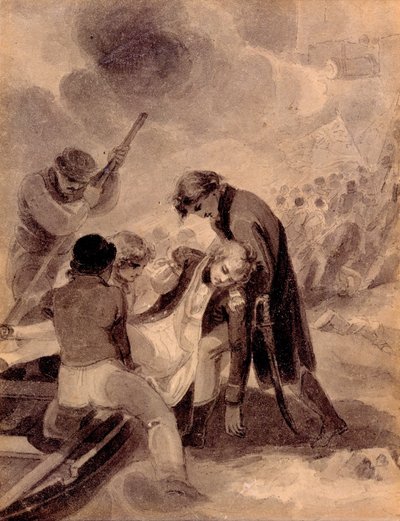 Teneriffan tapaus, 1808 (wc paperille) tekijältä William I Bromley