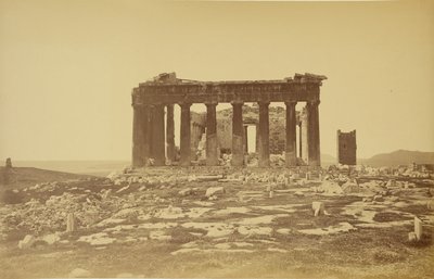 Parthenon, kasvot itään. tekijältä William J. Stillman