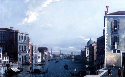 Canal Grande päin Doganaa ja Dogen palatsia tekijältä William James