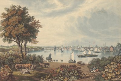 Baltimore otettu lähellä Whetstone Pointia, julkaistu 1831. tekijältä William James Bennett