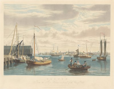 Boston: Navy Yardin laivarakennuksen länsipäästä tekijältä William James Bennett