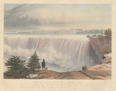 Niagaran putoukset Table Rockilta nähtynä tekijältä William James Bennett