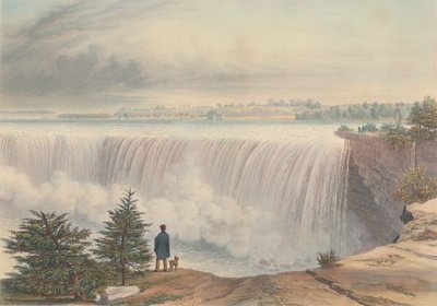 Niagara Falls from the Table Rock, julkaistu 1840. tekijältä William James Bennett