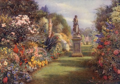 Hampton Courtin nurmikävely (värilitro) tekijältä William James Day