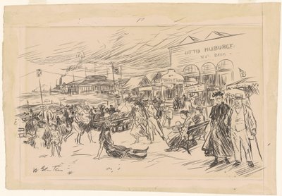 Coney Island Boardwalk tekijältä William James Glackens