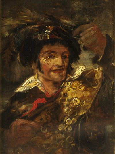 Billy Button - Bristol-hahmo (öljy paneelissa) tekijältä William James Muller