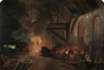 Ankkurin takominen (öljy kankaalle) tekijältä William James Muller