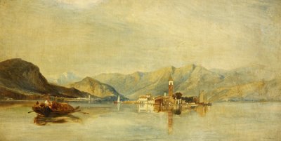 Lago Maggiore ja Isola Bella (öljy kankaalle) tekijältä William James Muller