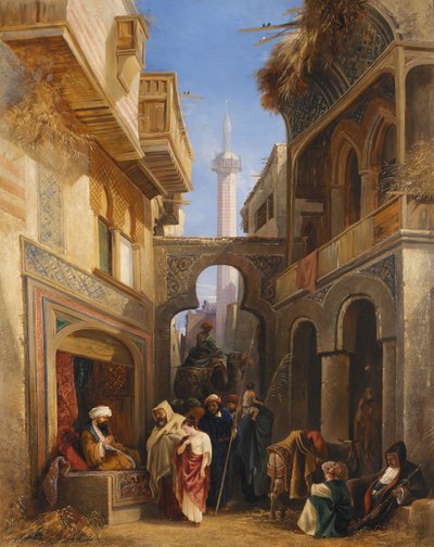 Katukohtaus Kairossa, 1839. tekijältä William James Muller
