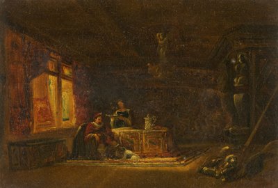Baronial Hall (öljy kankaalle) tekijältä William James Muller