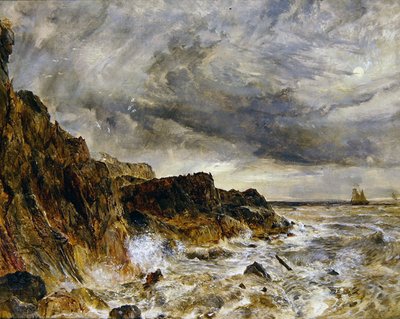 Llanddwyn Rocks (öljy kankaalle) tekijältä William Joseph J.C. Bond