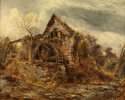 Old Mill (öljy kankaalle) tekijältä William Joseph J.C. Bond