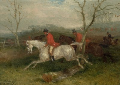Foxhunting: Coming to a Fence (Full Cry) (öljy myllylaudalle) tekijältä William Joseph Shayer