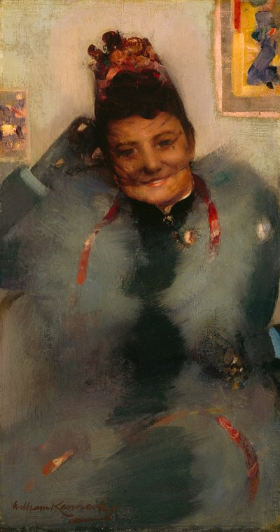 The Fur Boa (öljy kankaalle) tekijältä William Kennedy