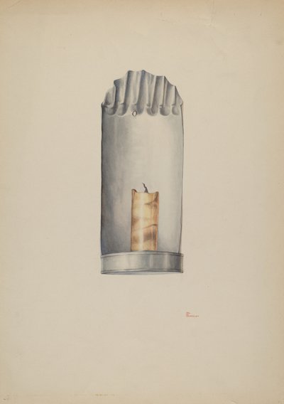 Kynttilänjalka, c. 1940. tekijältä William Kieckhofel