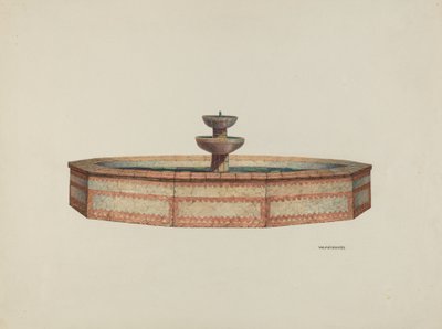 Mission Fountain, 1941. tekijältä William Kieckhofel