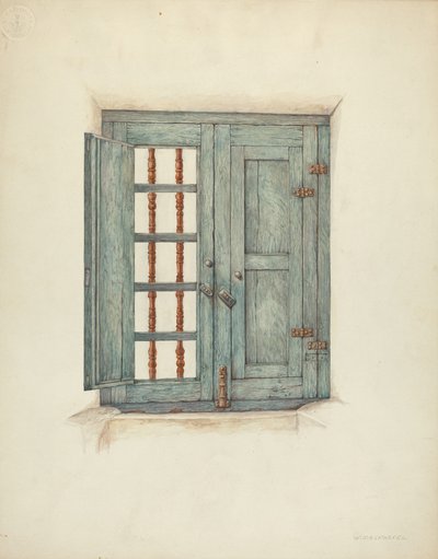 Ikkunaluukut ja yksityiskohdat, c. 1939. tekijältä William Kieckhofel