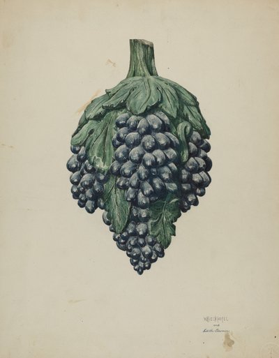 Viinikaupan tunnus, c. 1940. tekijältä William Kieckhofel