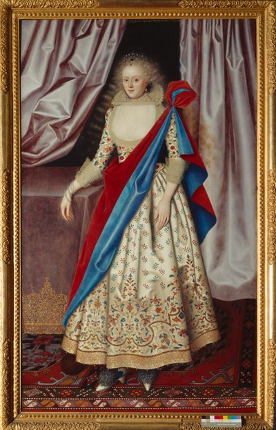 Lady Isabella Rich n. 1615 (öljy kankaalle) tekijältä William Larkin