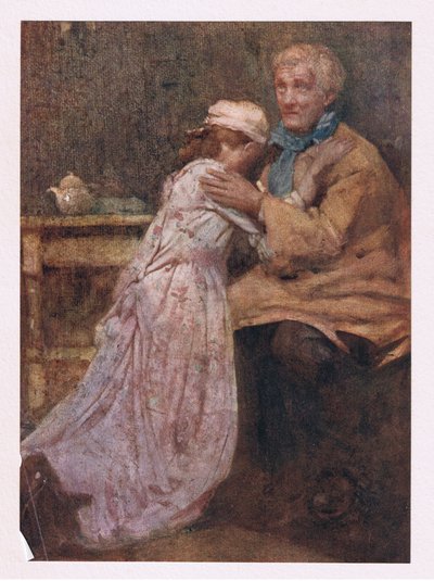 Ja jätti rakastajan isälleen käsivarsilleen (väri litho) tekijältä William Lee Hankey