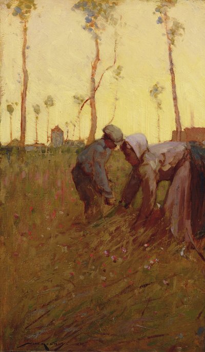 Hay Time (öljy kankaalle) tekijältä William Lee Hankey