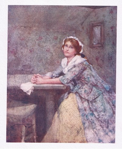 Hänen ihana tyttärensä, kyynelissään ihanampi (väri litho) tekijältä William Lee Hankey