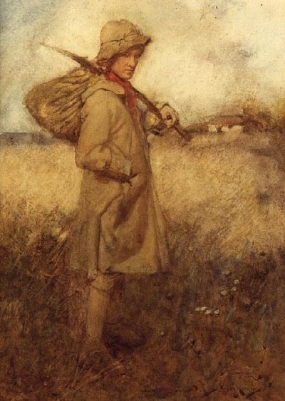 Mies kantamassa omaisuuttaan tekijältä William Lee Hankey