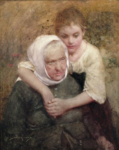 Muistoja (akvarelli paperille) tekijältä William Lee Hankey