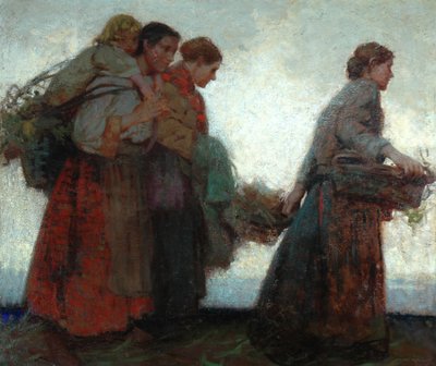 Patojen päällä (öljy kankaalle) tekijältä William Lee Hankey