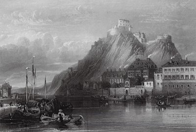 Ehrenbreitsteinin linnoitus, Rein (kaiverrus) tekijältä William Leighton (after) Leitch