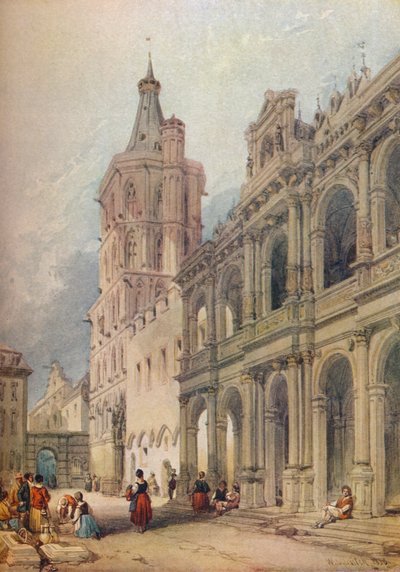 Kaupungintalo, Köln, 1841 tekijältä William Leighton Leitch