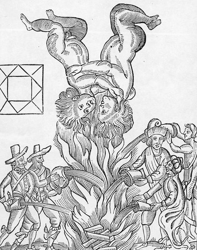 Astrologisen hieroglyfin kuva, joka ennustaa Lontoon suurta tulipaloa, vuonna 1651 julkaistusta kirjasta "Monarchy or No Monarchy in England" (Monarkia tai ei monarkiaa Englannissa). tekijältä William Lilly