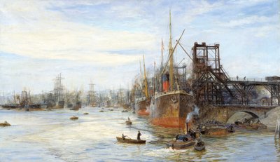 "Barry Docks", 1871-1931 tekijältä William Lionel Wyllie