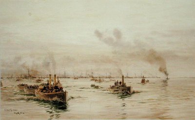 Liberty Men (vesiväri paperille) tekijältä William Lionel Wyllie