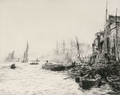 Vanha Limehouse tekijältä William Lionel Wyllie