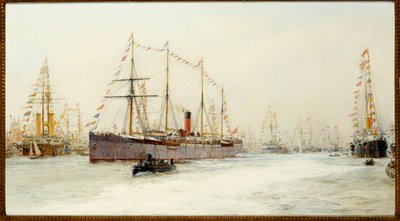 Timanttijuhlakatsaus vuodelta 1897 tekijältä William Lionel Wyllie