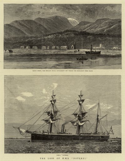 H M S Doterelin menetys tekijältä William Lionel Wyllie