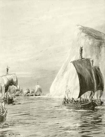 "Miesten asioissa on vuorovesi" (syväpaino) tekijältä William Lionel Wyllie