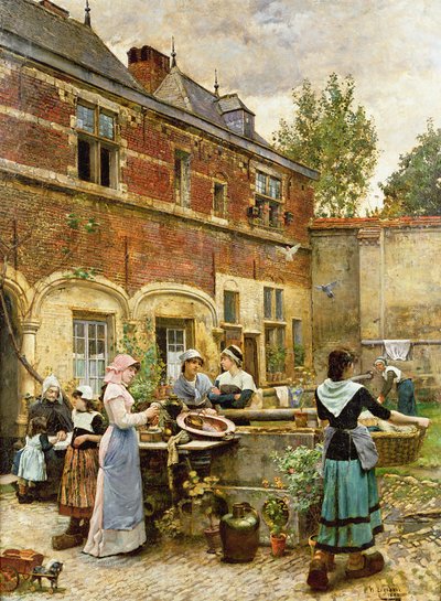 Almutaloja, Antwerpen, 1880 tekijältä William Logsdail