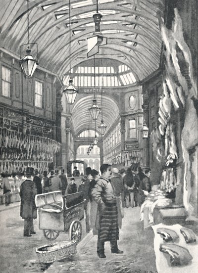 Leadenhall Market, 1891 tekijältä William Luker