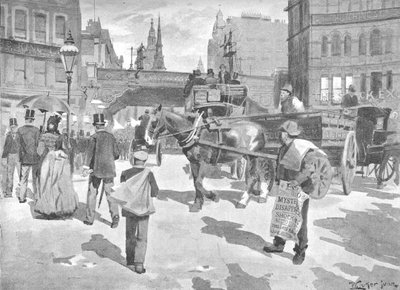 Ludgate Sirkus, 1891 tekijältä William Luker