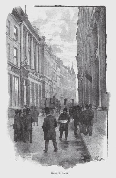 Mincing Lane (litho) tekijältä William Luker